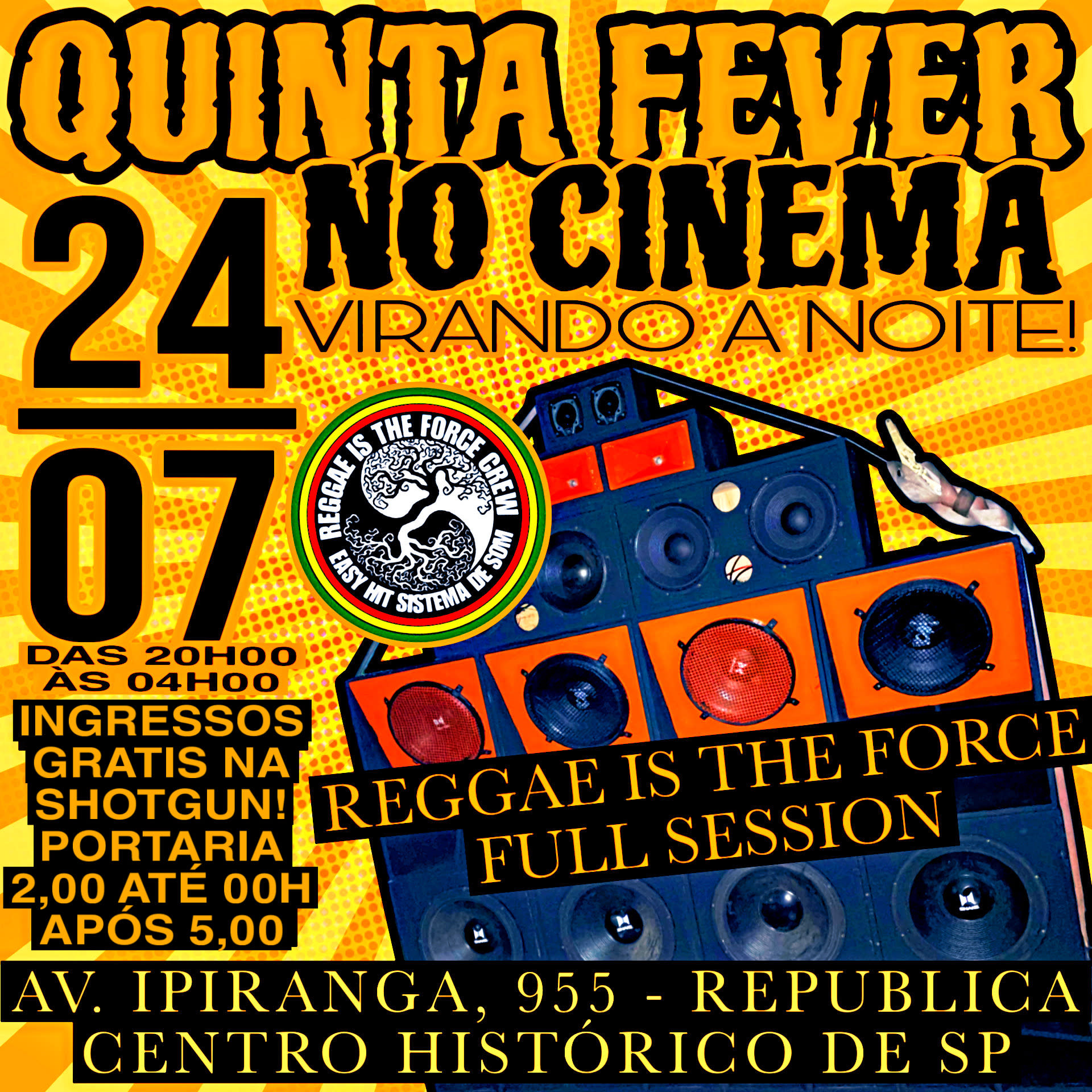 Quinta Fever No Cinema!