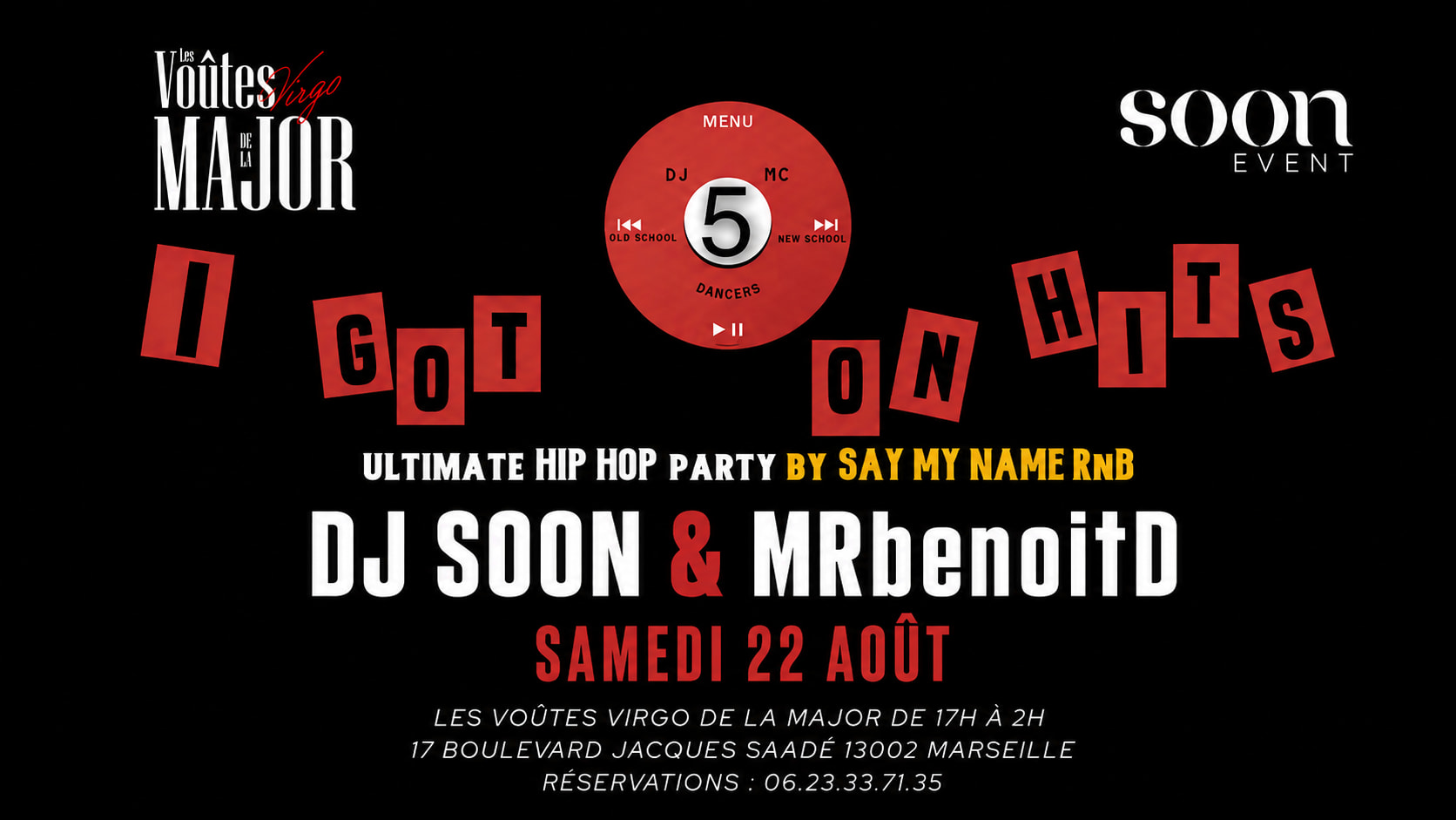 I Got 5 On Hits - Dj Soon & Mrbenoitd - By Say My Name Rnb