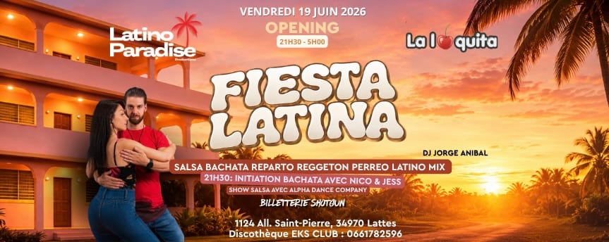 Fiesta Latina (Initiation Bachata, Show Salsa, MIX Latino)
