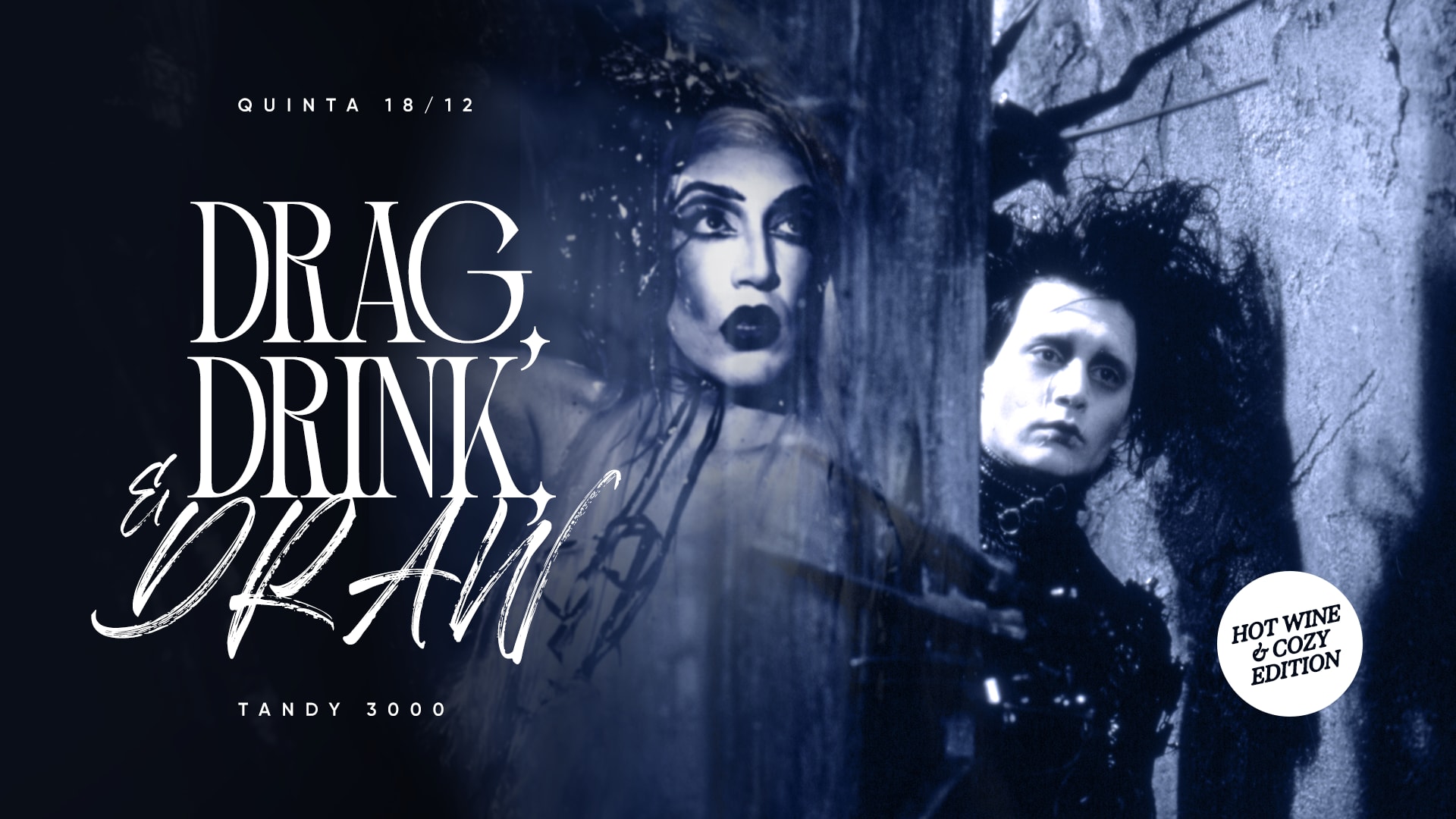 Drag Drink And Draw - Special Tim Burton With Tandy 3000