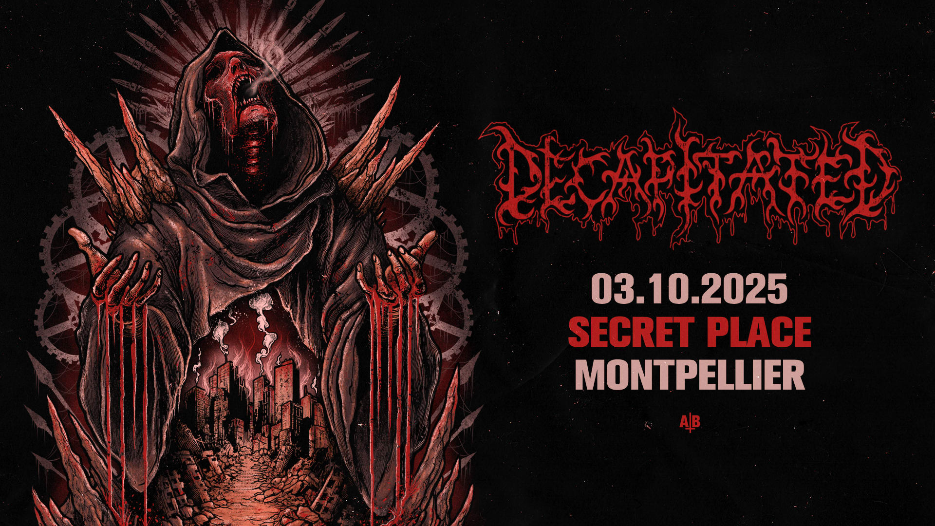 La Taf & Boomerang Présentent Decapitated + 2 Groupes