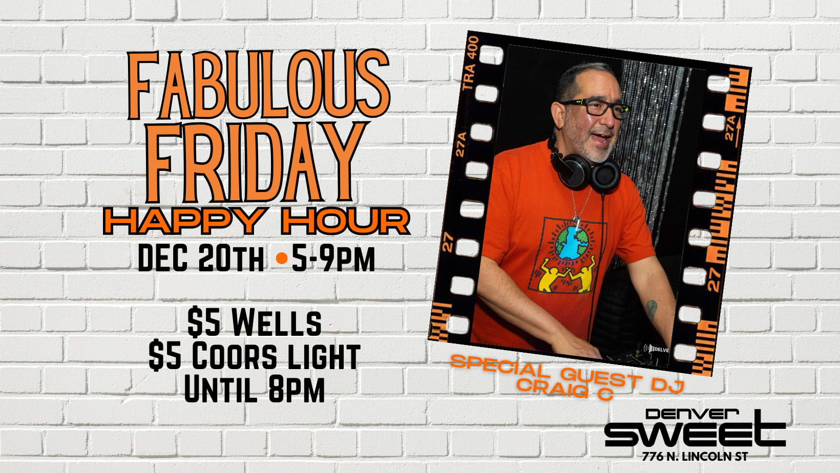 ✨ Fabulous Friday ✨ W/ Dj Craig C) No Cover - 12/20