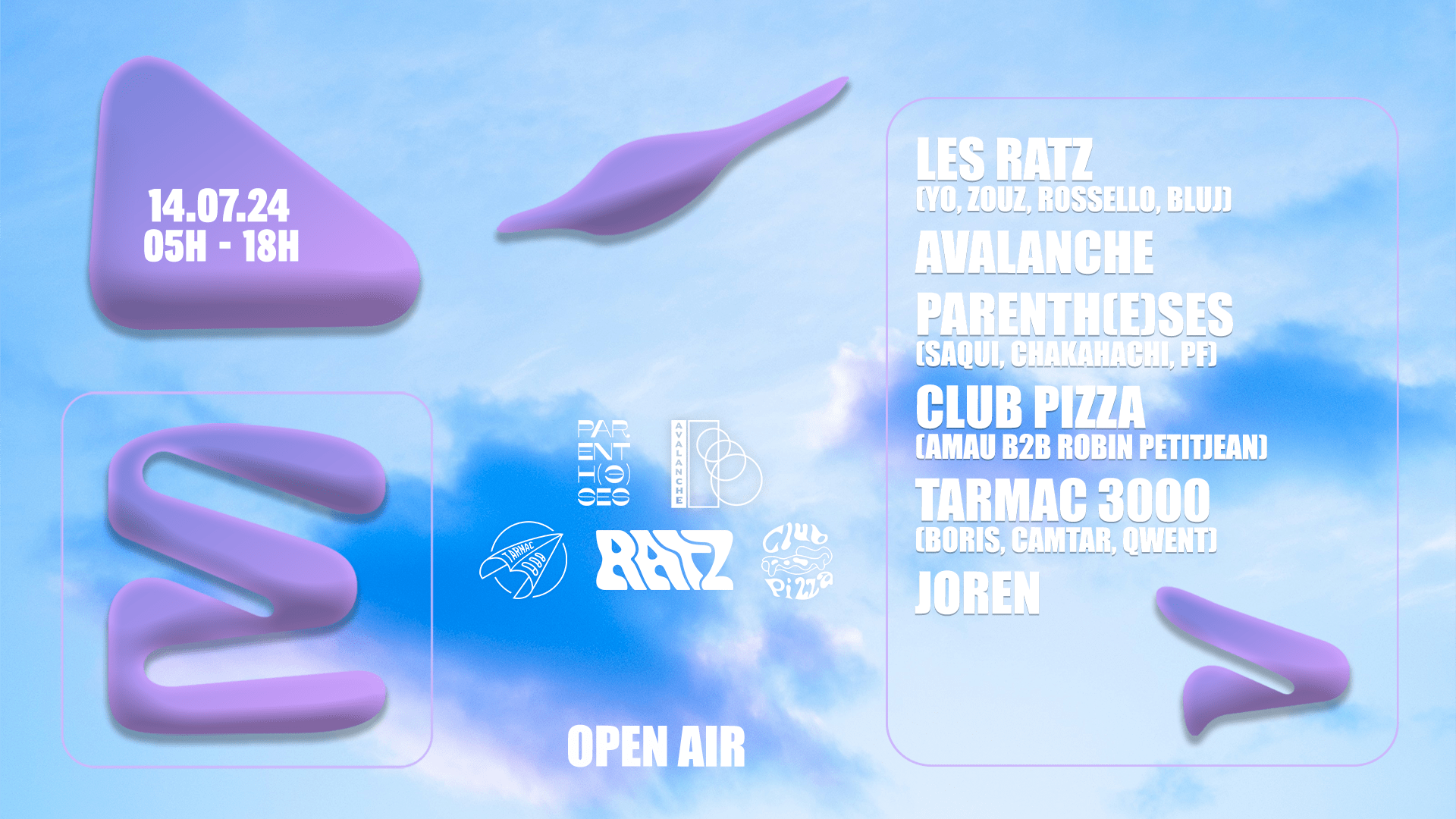 14 Juillet : La Teuf Nationale – 13h Non-Stop