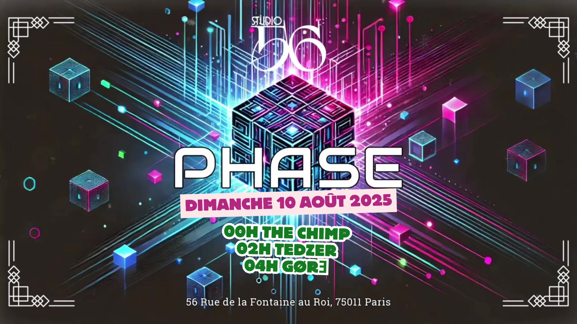 Phase W/ The Chimp, Tedzer & Gøre