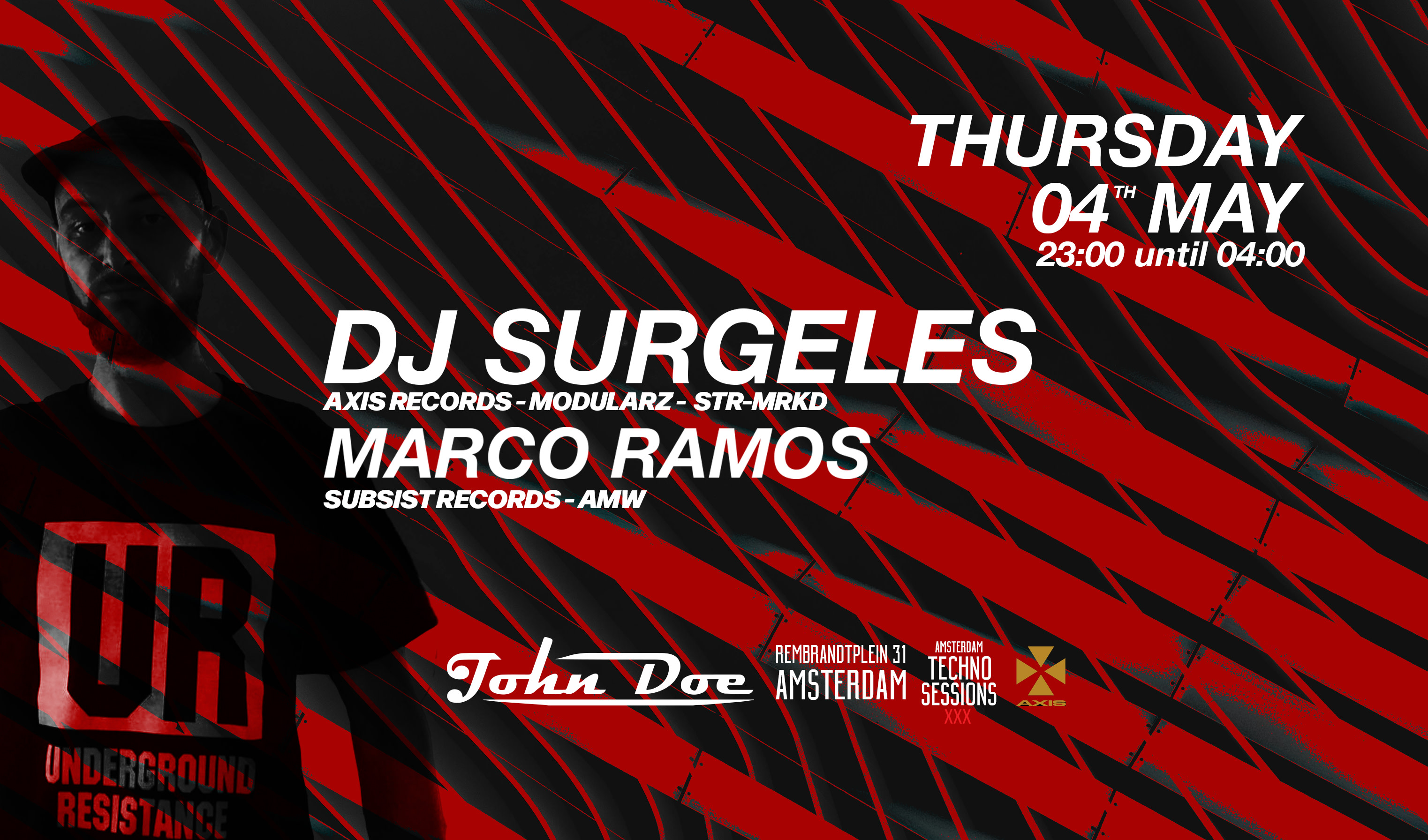 Amsterdam Techno Sessions With Dj Surgeles (Axis Records)