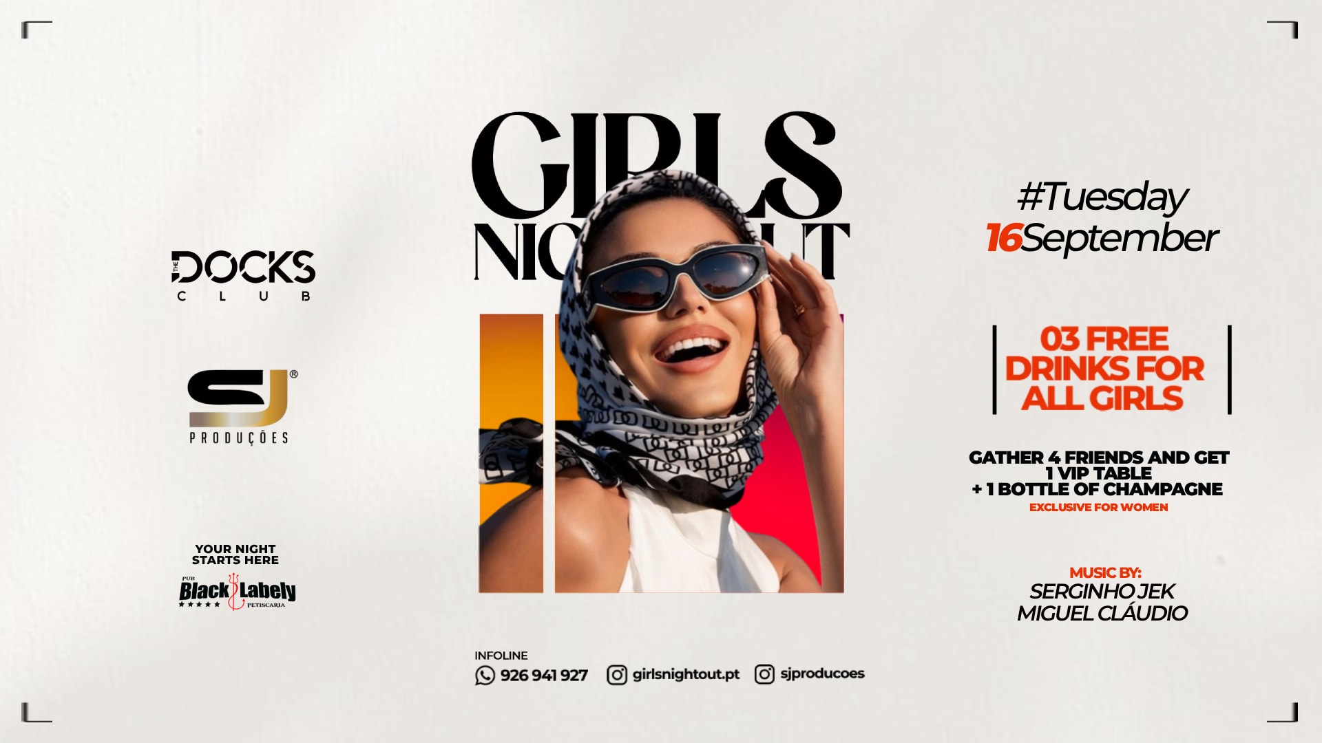 Girls Night Out 3 Free Drinks |