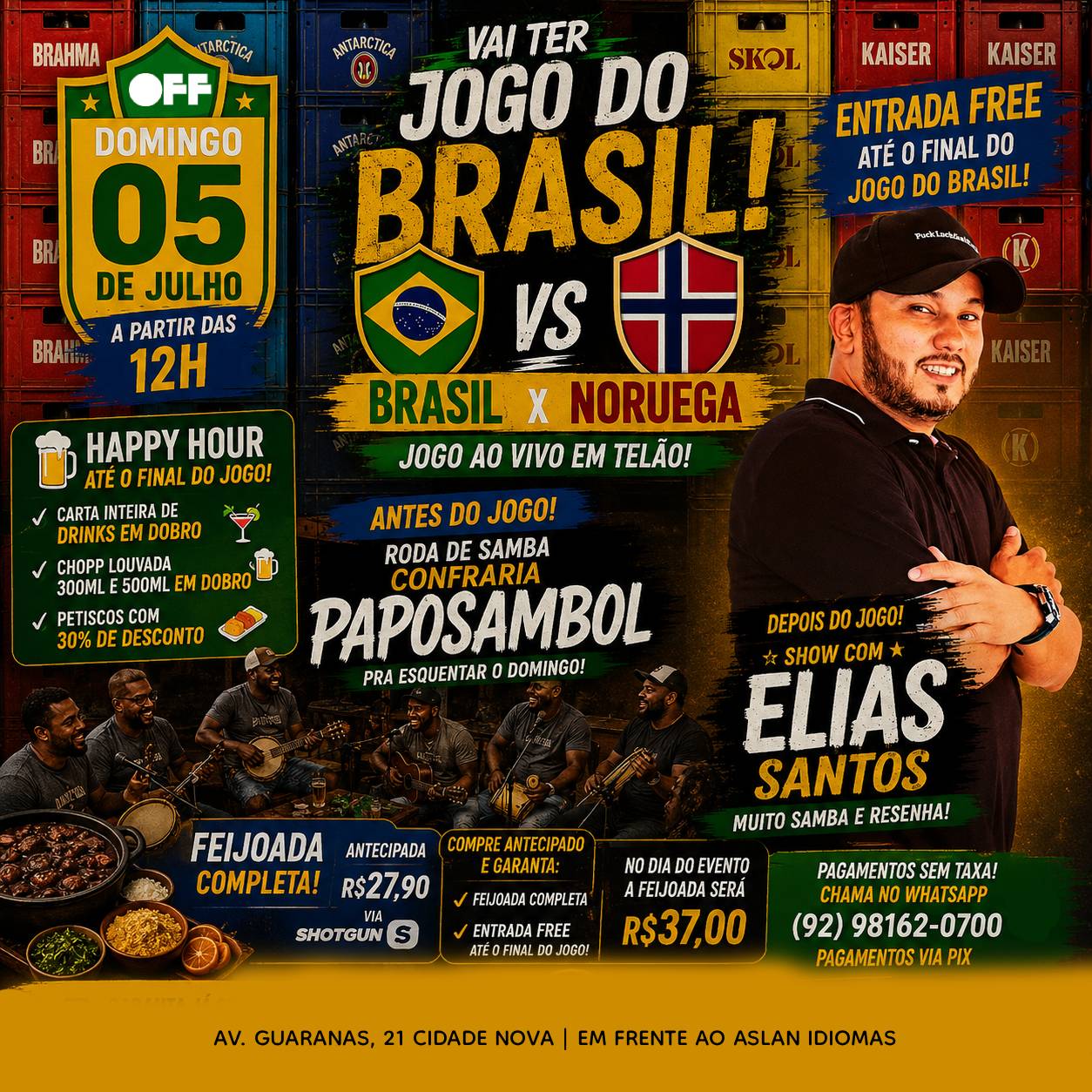 Feijoada Brasil Vs Noruega