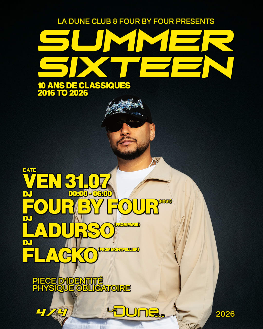 Summer Sixteen - Vendredi 31 Juillet