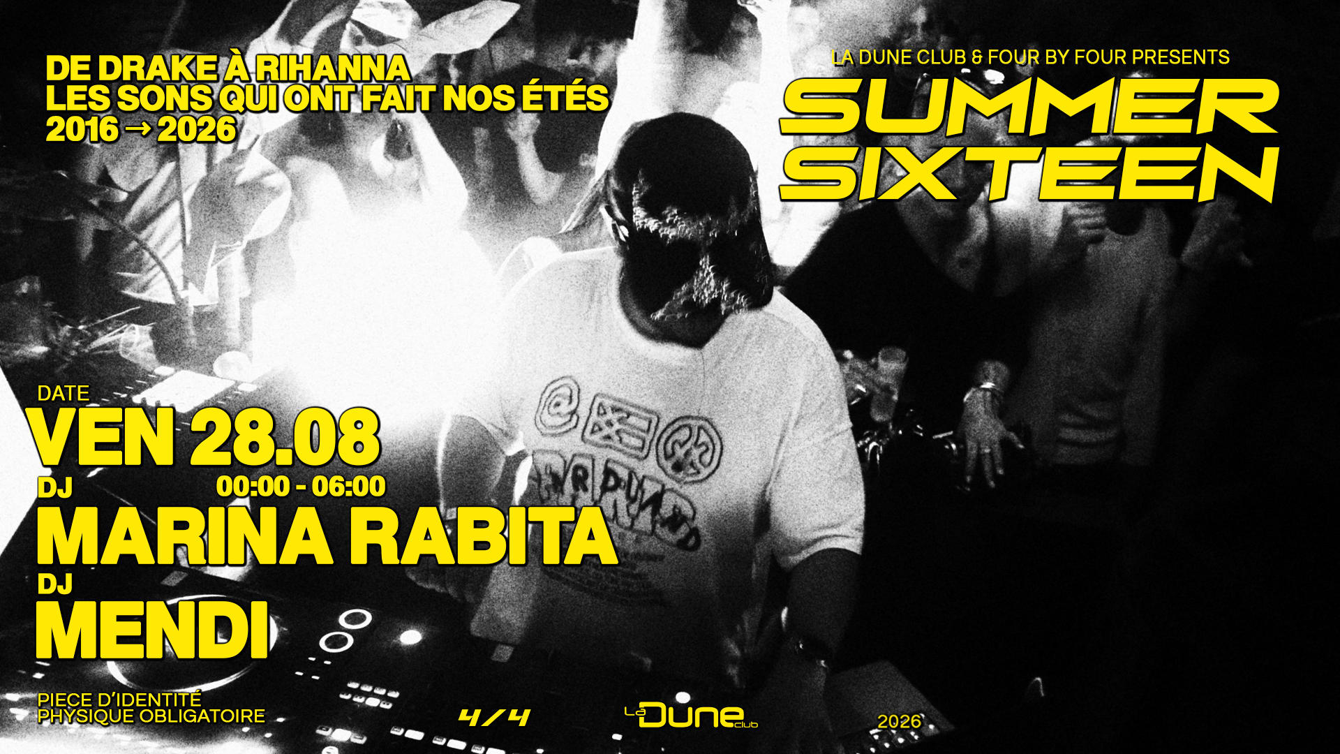 Summer Sixteen - Vendredi 28 Août