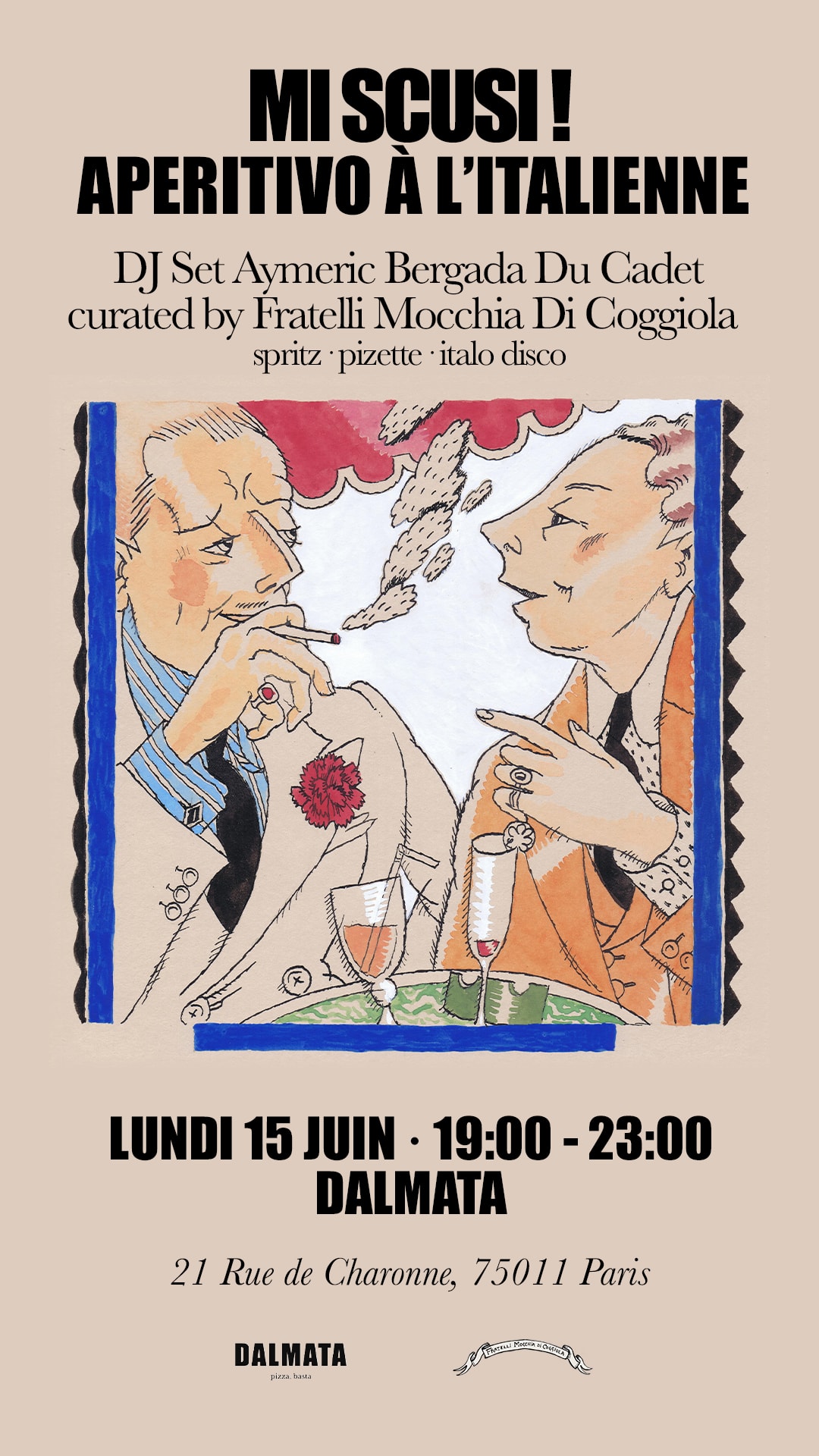 MI Scusi : Aperitivo À L'italienne Chez Dalmata