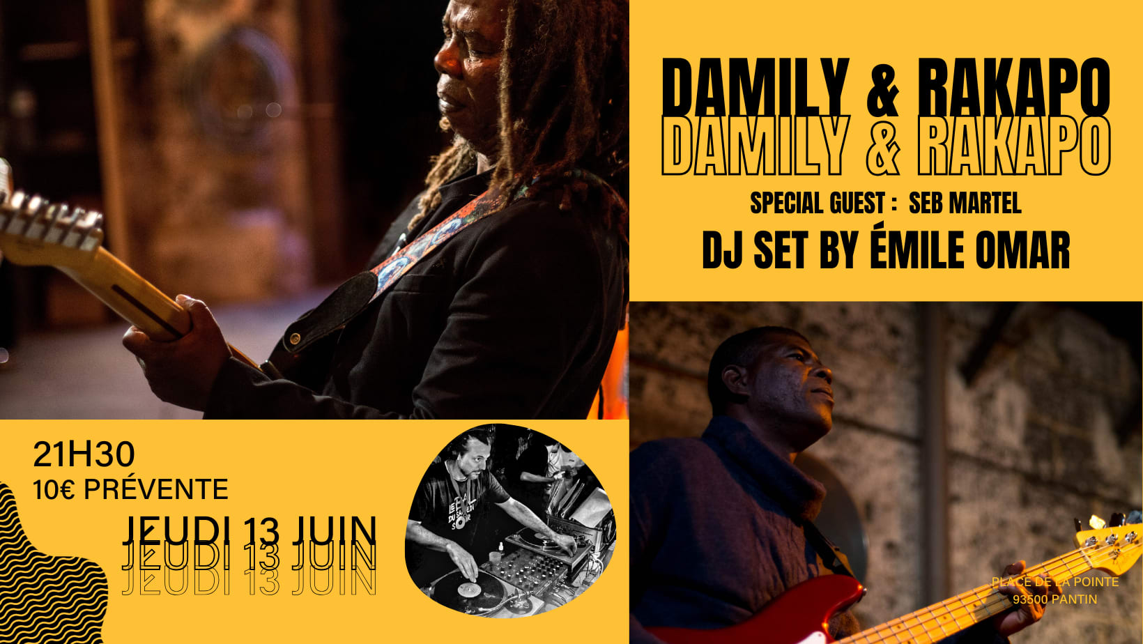 Damily & Rakapo + Dj Set By Emile Omar