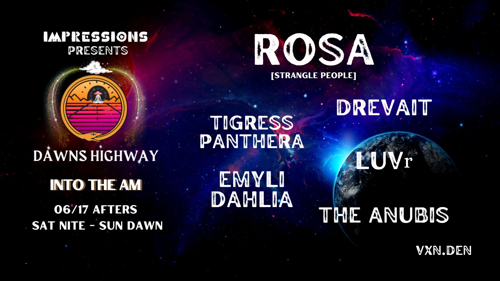 Dawns Highway: Into The Am Feat. Rosa