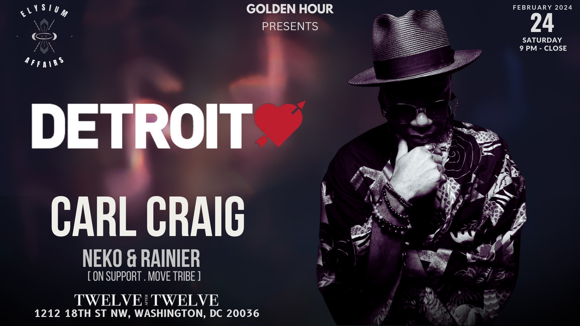 Carl Craig | Neko | Rainier | Move Tribe