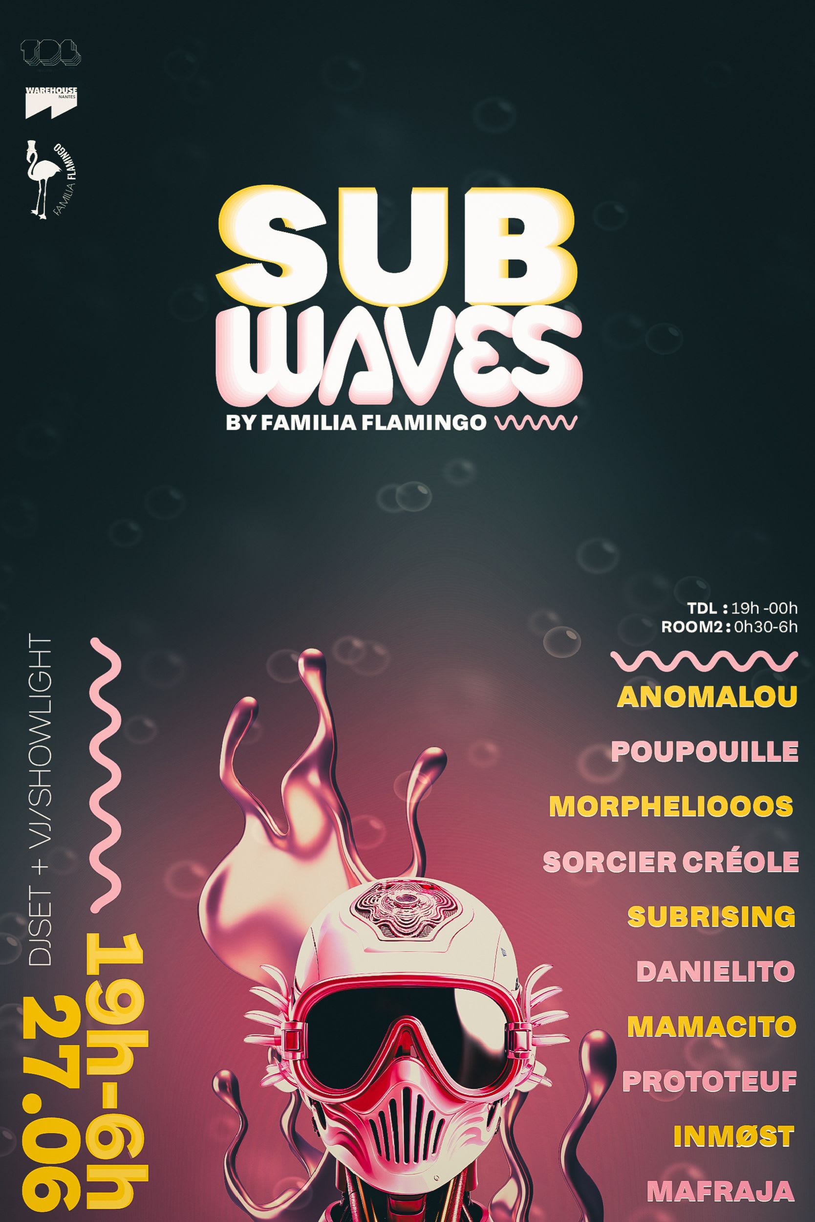 Subwaves By Familia Flamingo En Room 2 Du Warehouse !