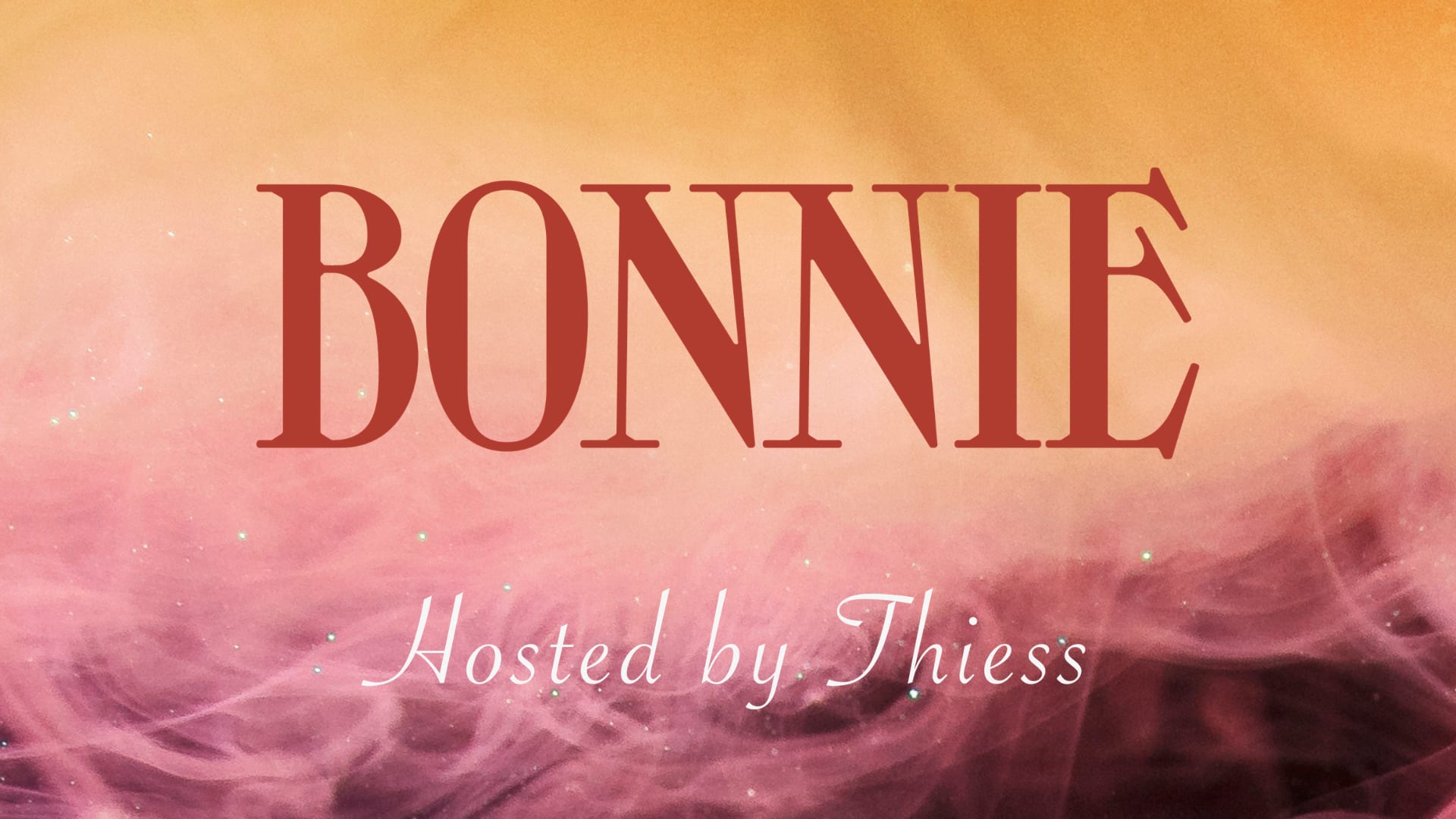 Hosted By Thiess At Bonnie : Ninth Edition