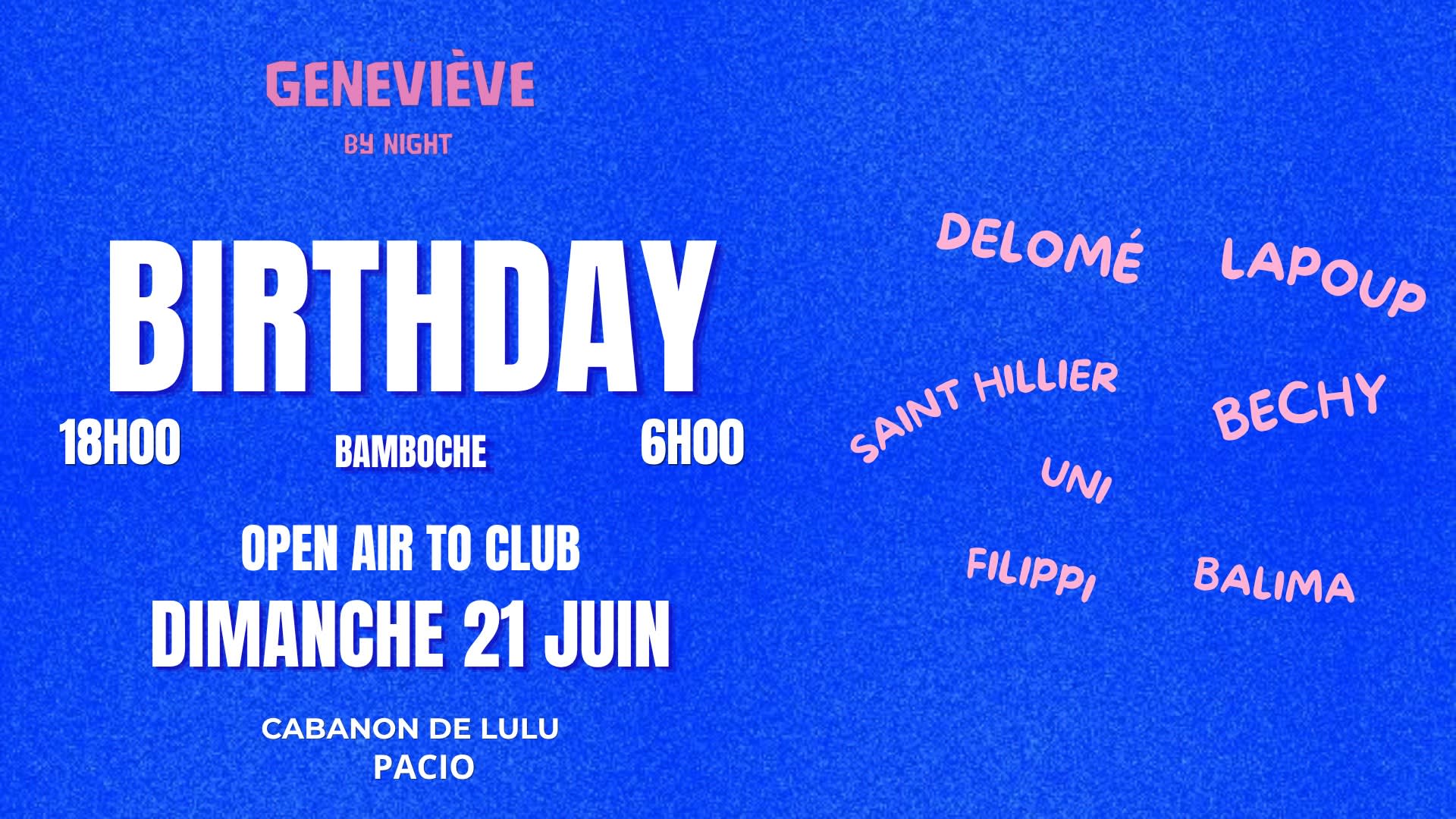The Geneviève Birthday - I
