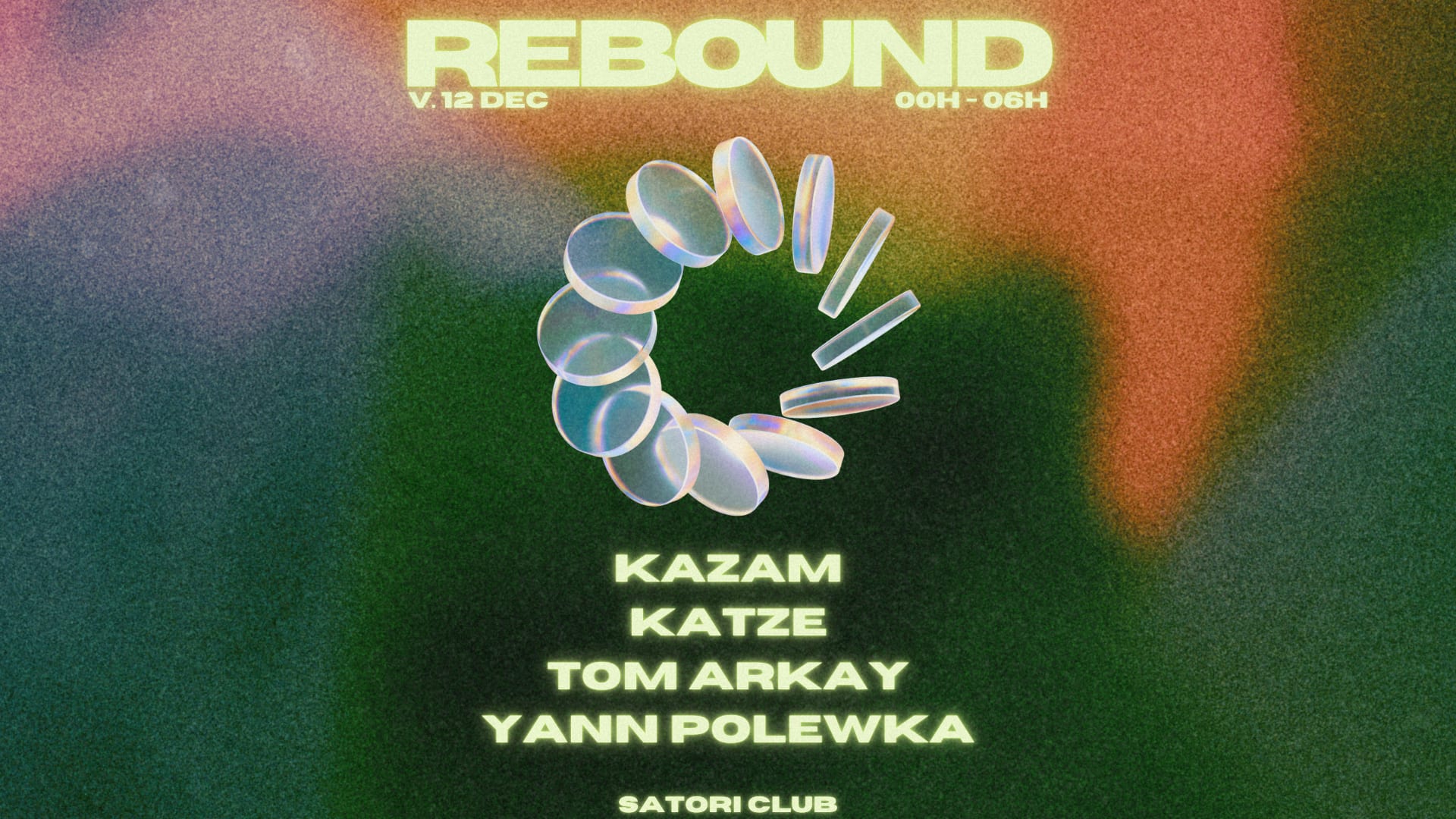 Rebound : Kazam, Katze, Tom Arkay & Yann Polewka @ Satori