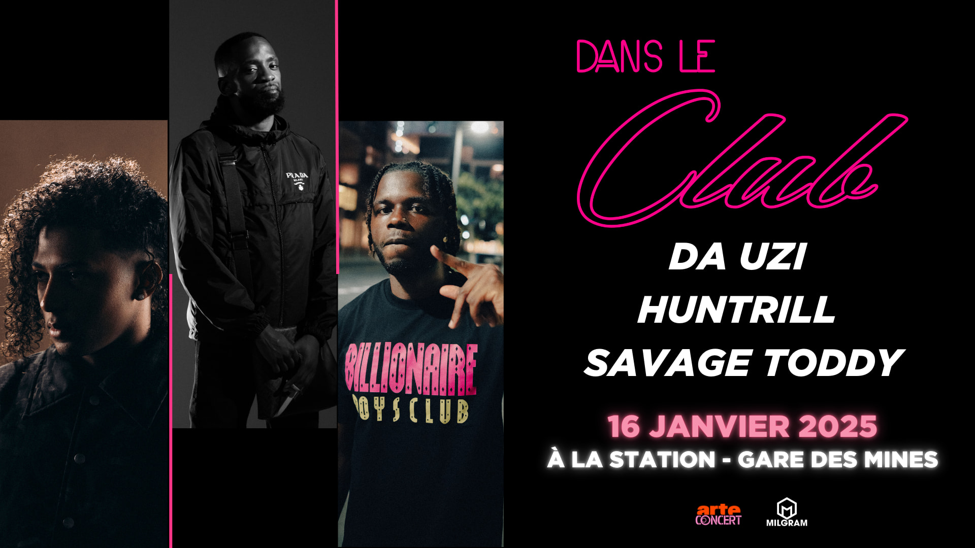 Dans Le Club X Da Uzi, Savage Toddy, Huntrill