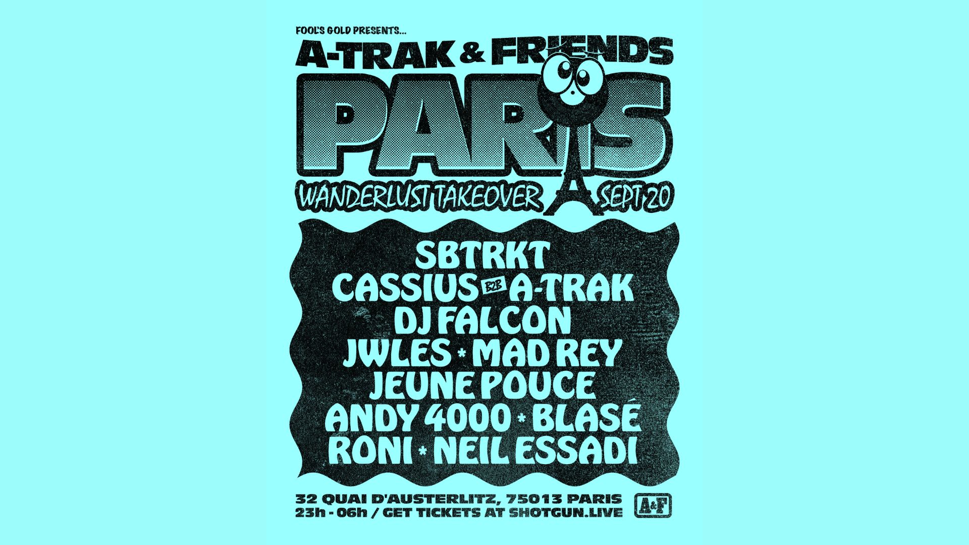 A-Trak & Friends W/ Cassius, Dj Falcon, Sbtrkt & More