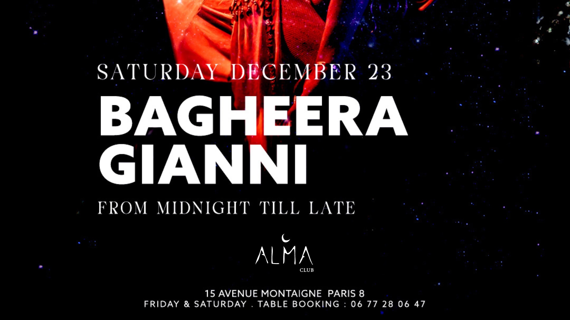 Alma Club Invites Bagheera & Gianni