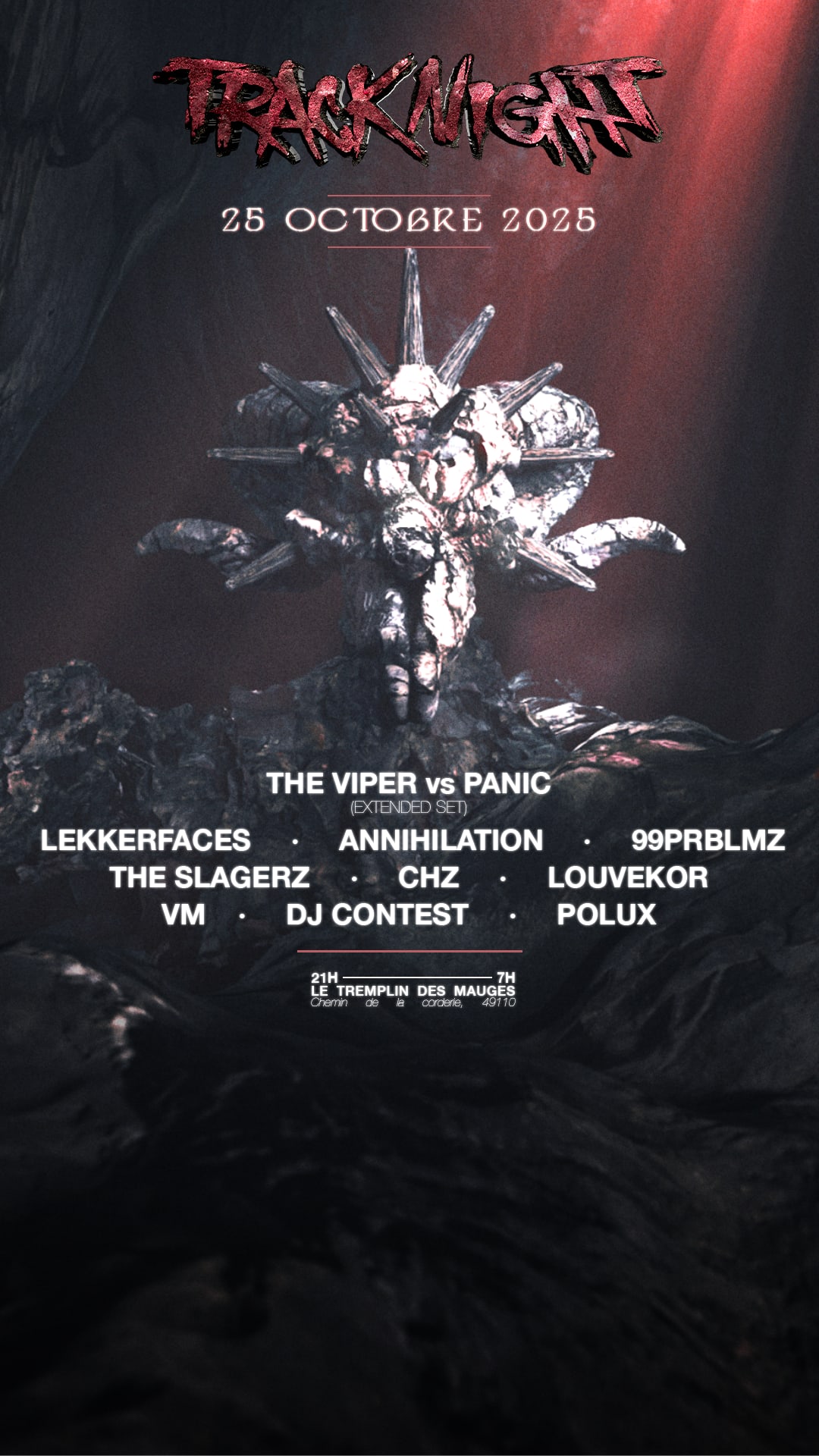 Track'night W/ The Viper Vs Panic. Lekkerfaces & More