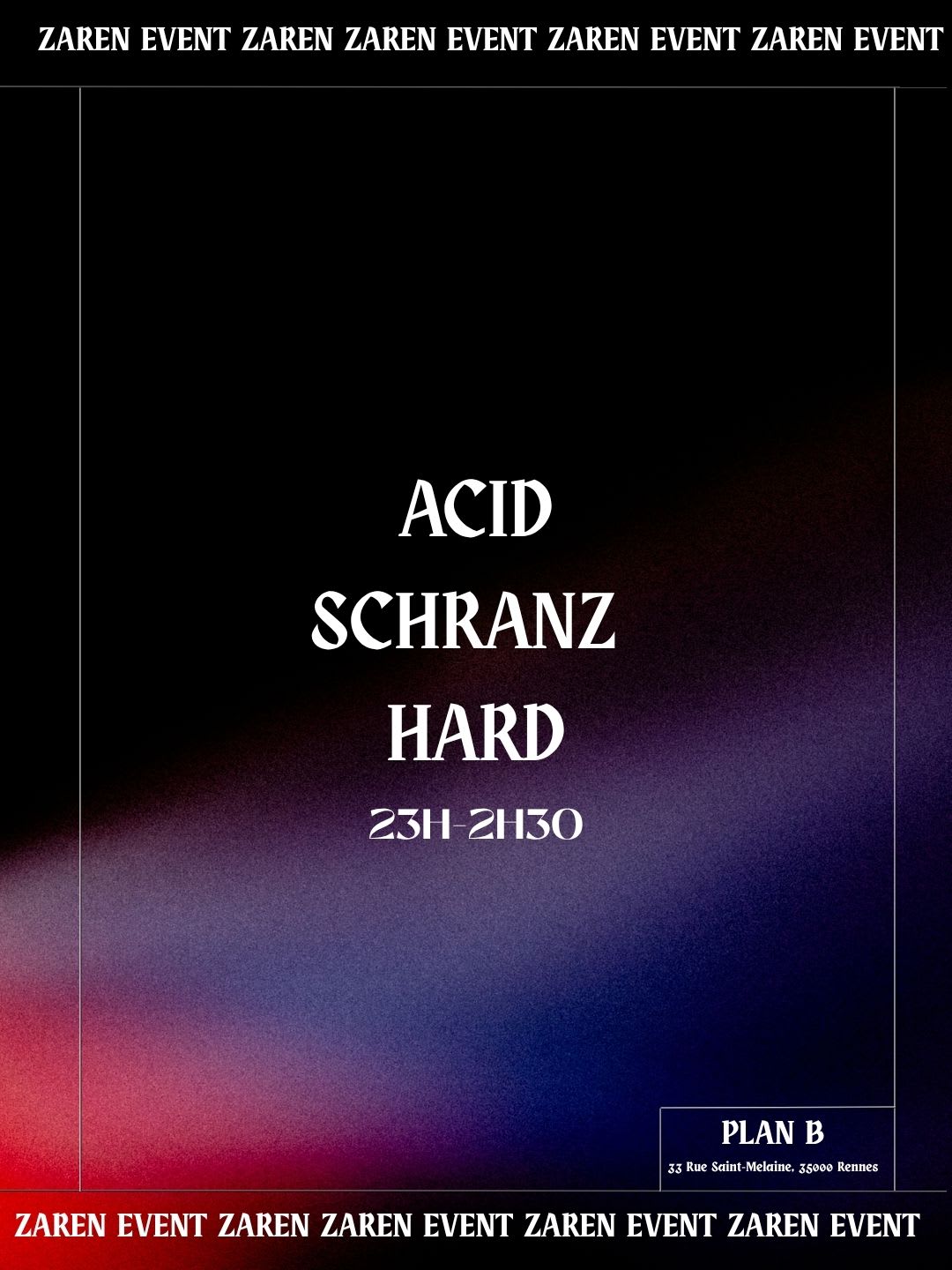 Techno To Hard Zaren Event