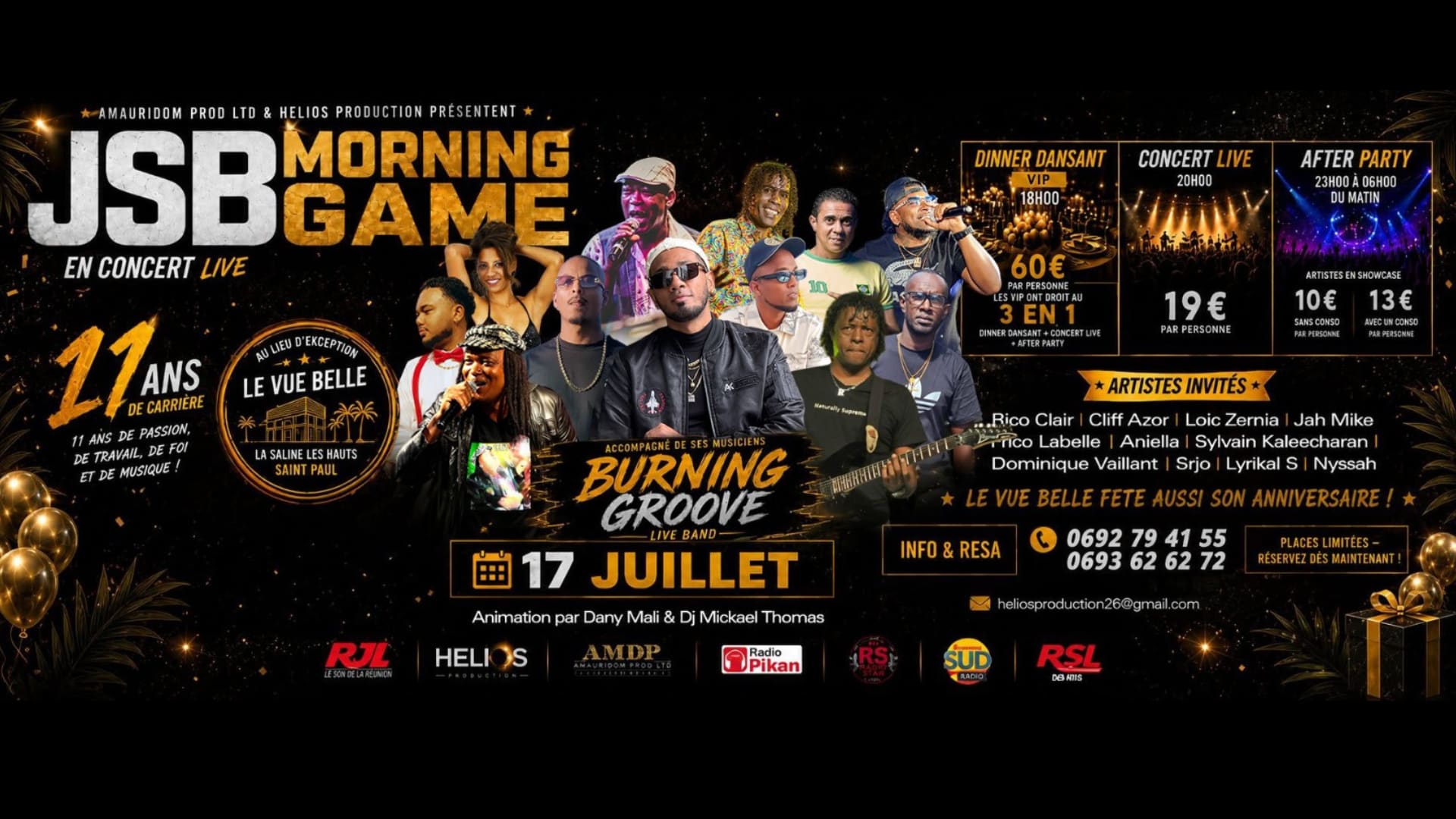 Jsb Morning Game - 11ans Carriere