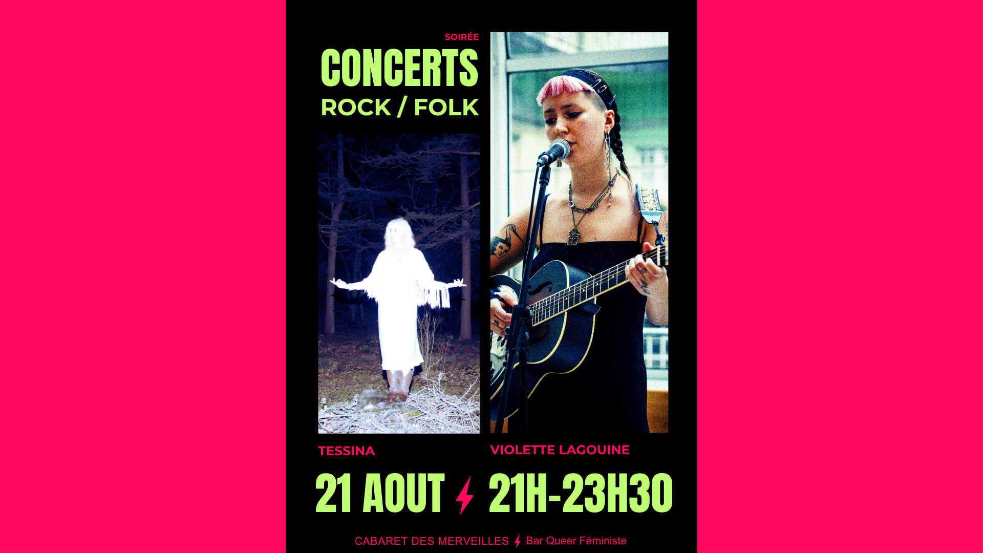 Concerts Queer - Tessina & Violette Lagouine