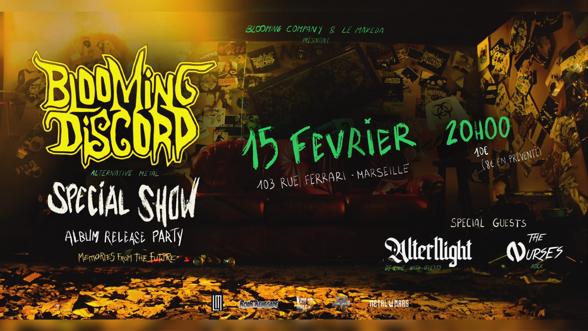 Blooming Discord X Rock Album Release Party