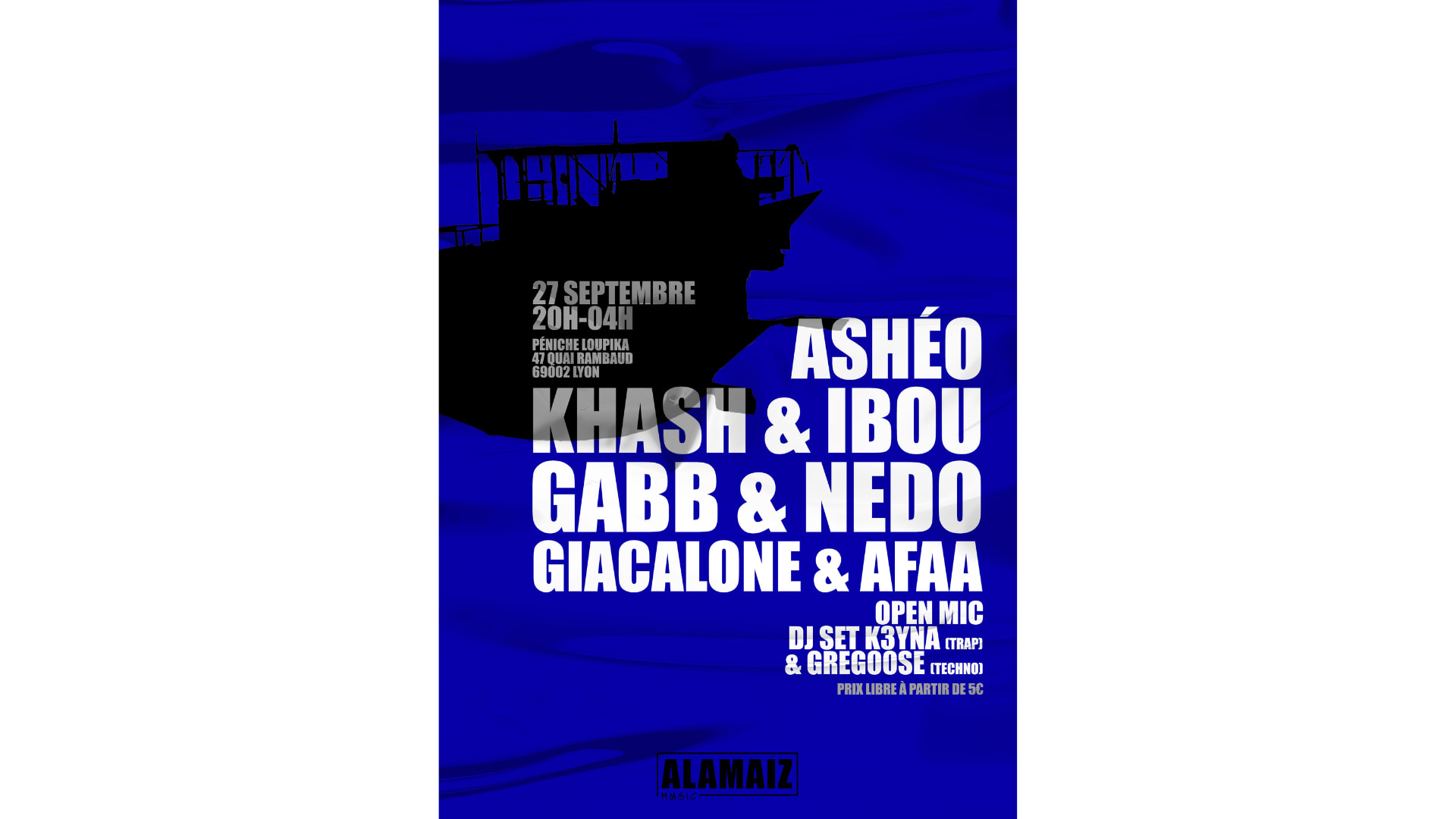 Asheo + Khash/Ibou + Gabb/Nedo + Giacalone/Afaa + Dj Set