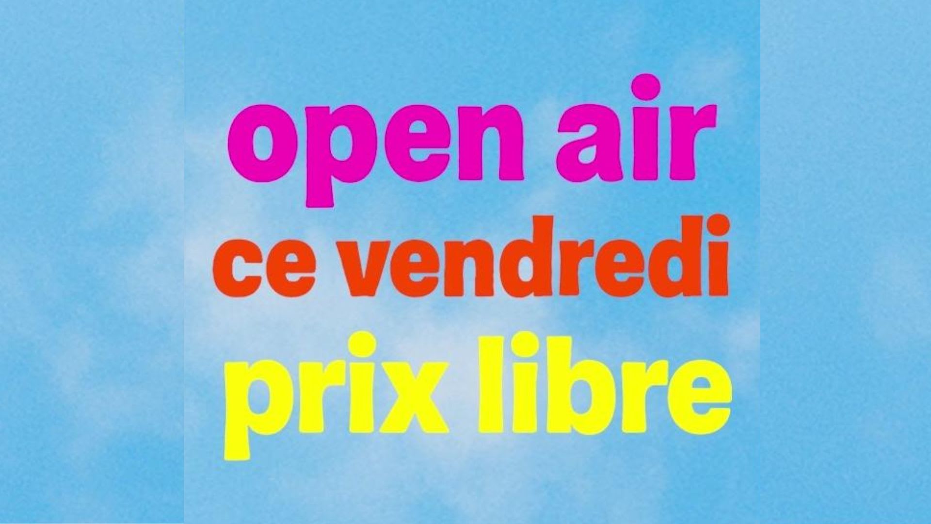 Open Air · Tapage Invite Nacre