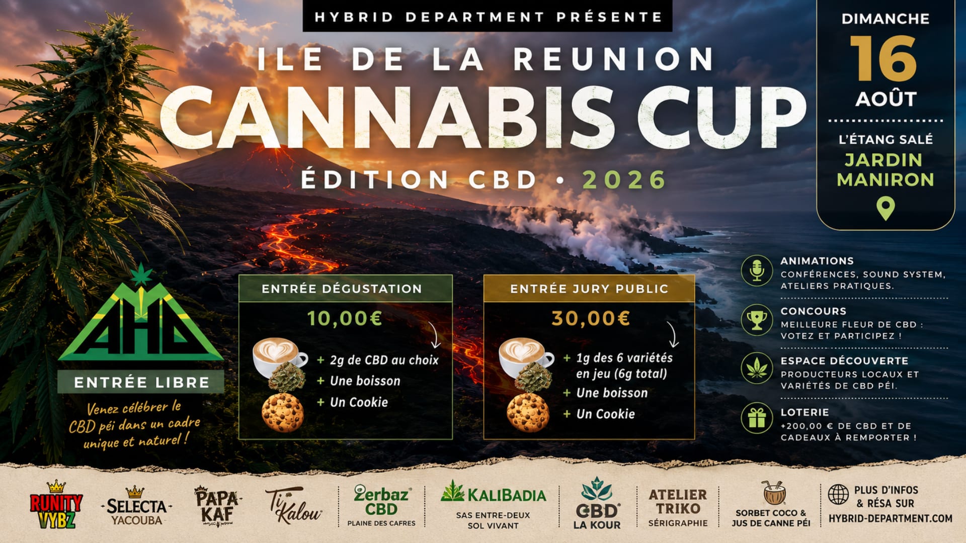 Cannabis Cup Cbd · Édition 2026 · Ile De La Réunion