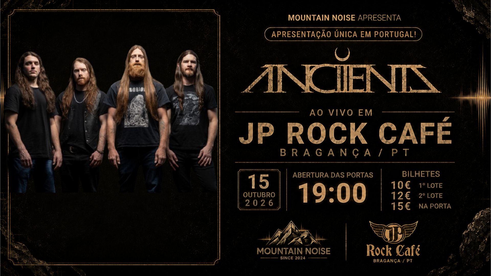 Anciients (Can) Em Bragança!