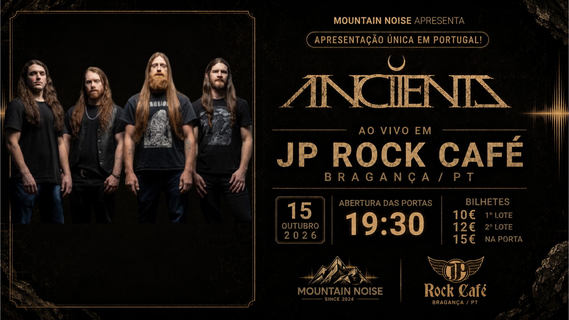 Anciients (Can) Em Bragança!