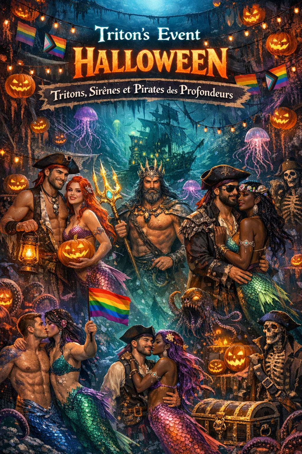Halloween - Tritons, Sirènes Et Pirates Des Profondeurs