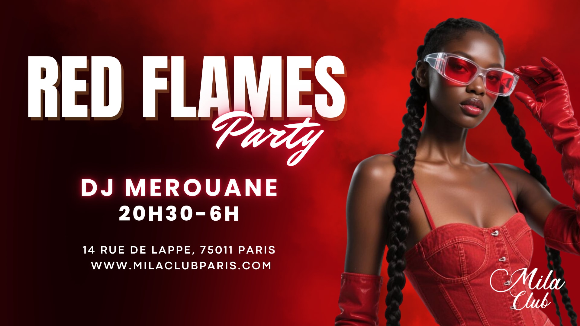 Red Flames - Mila Club Paris