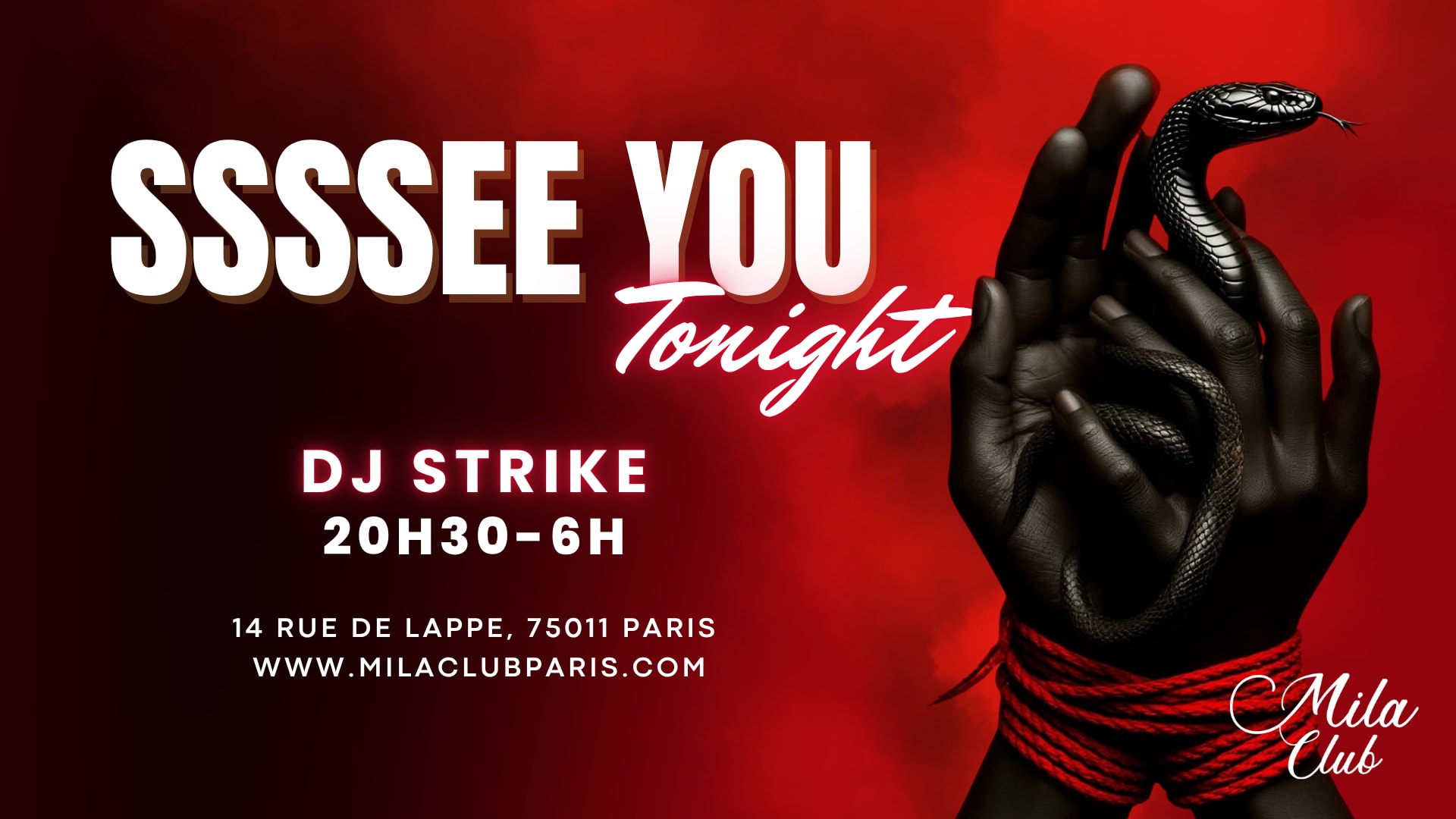 Ssssee You Tonight - Mila Club Paris