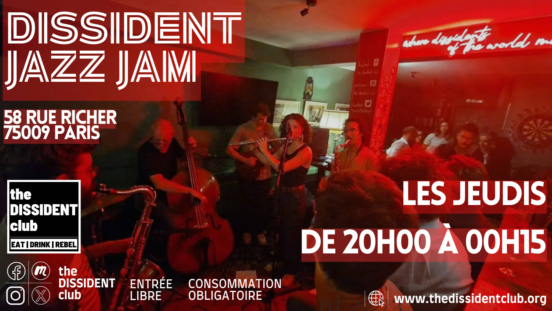 [Les Jeudis] Dissident Jazz Jam