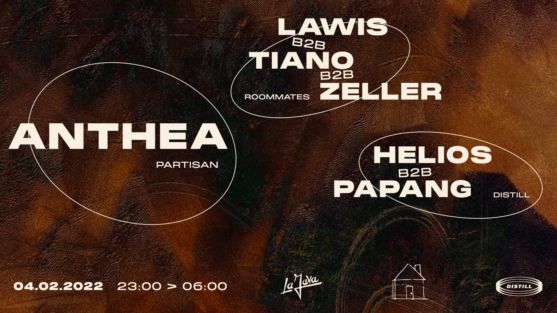 La Java : Anthea (Partisan), Roommates & Distill