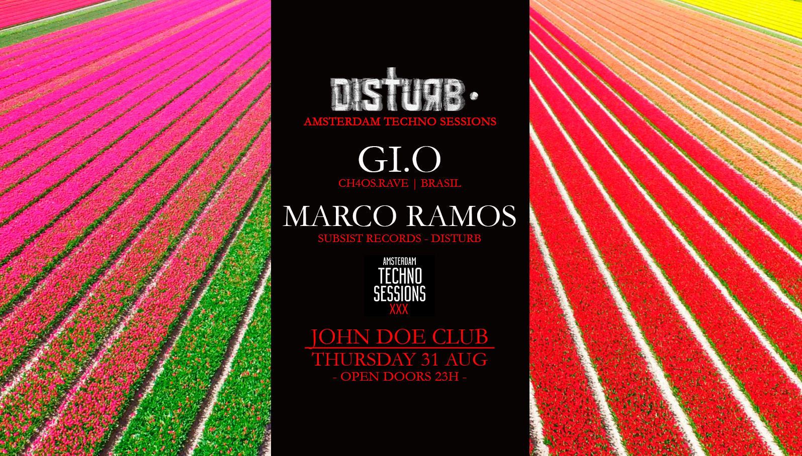 Disturb X Amsterdam Techno Sessions