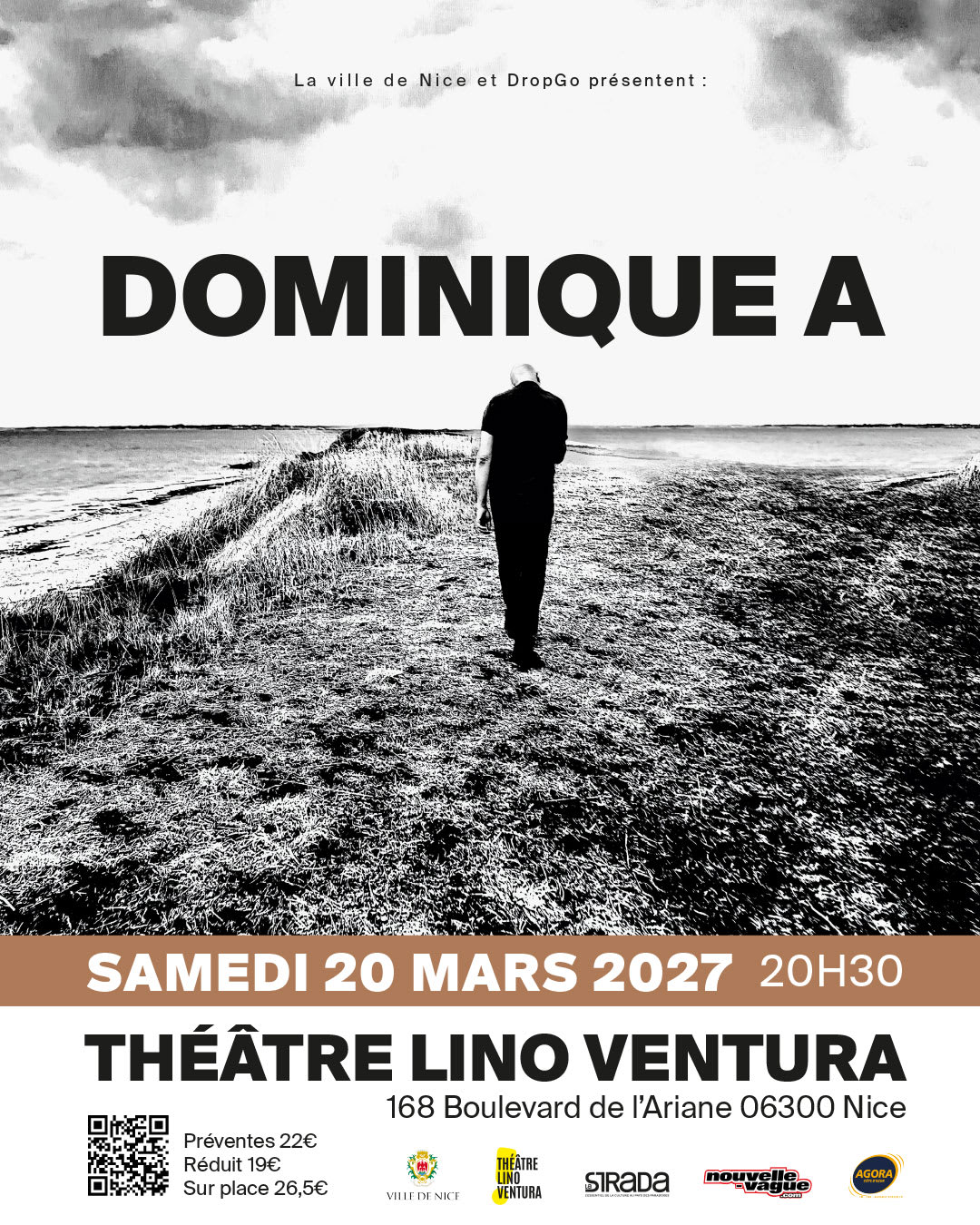 Dominique A / 20 Mars 2027 / Théâtre Lino Ventura À Nice