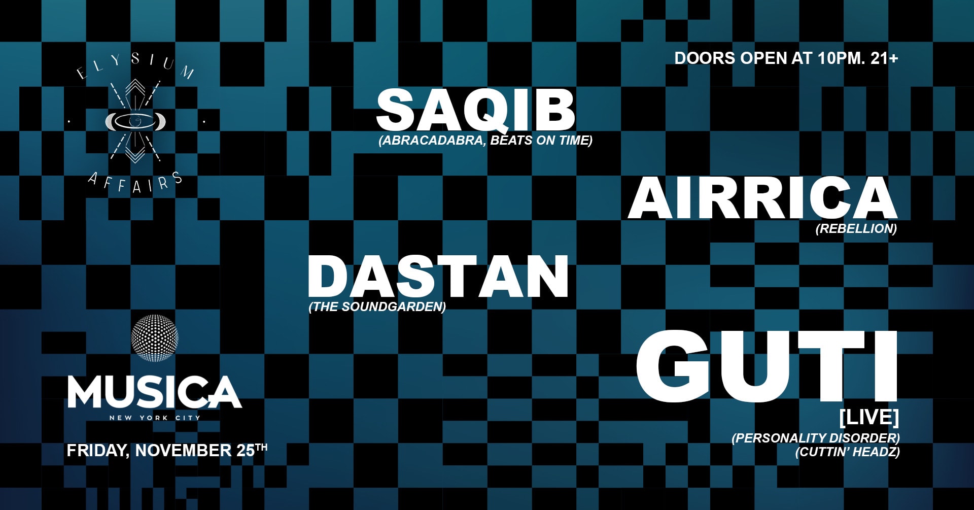 Elysium Affairs Presents Guti [Live]