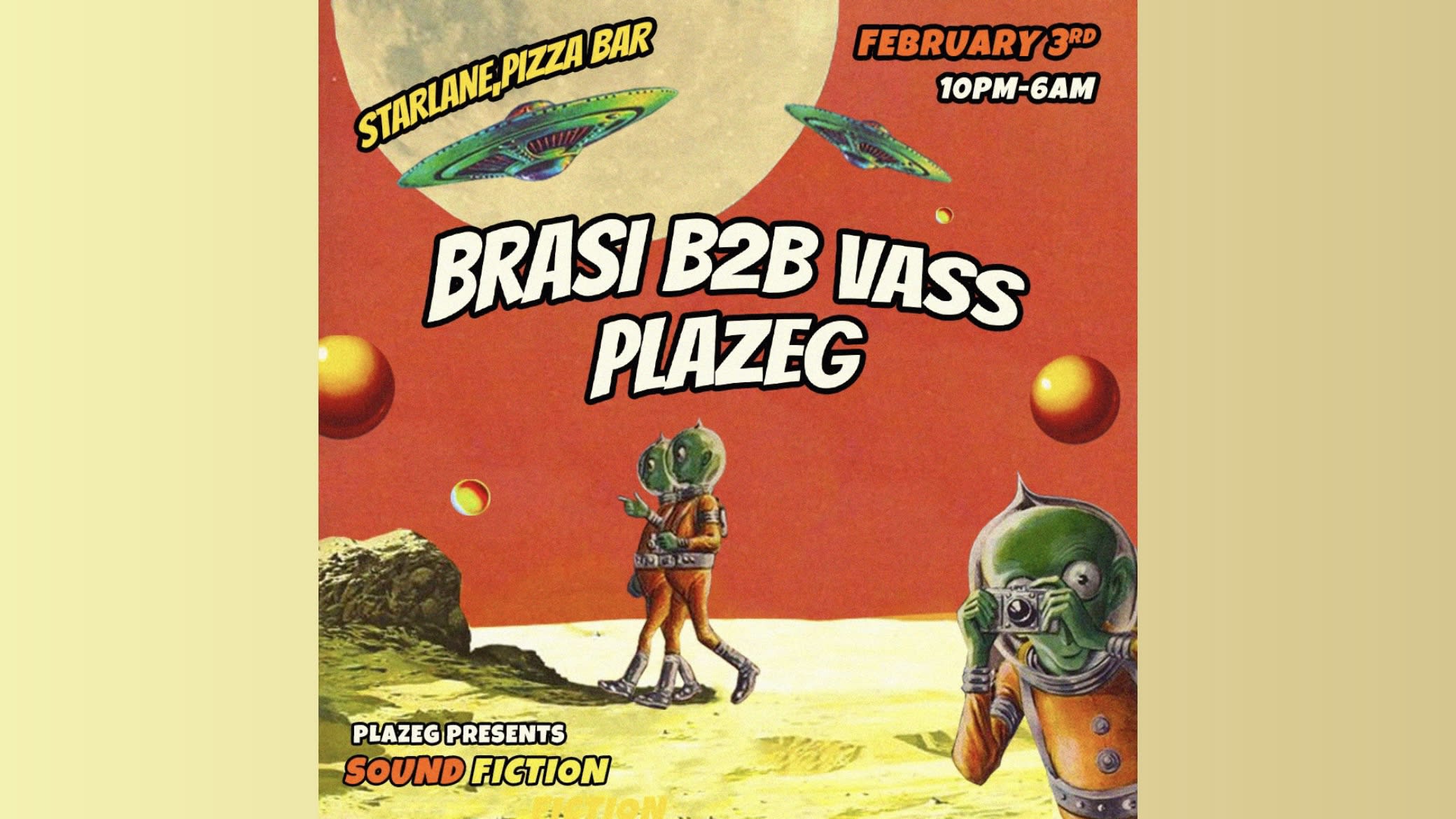 Plazeg Presents Sound Fiction: Brasi B2b Vass