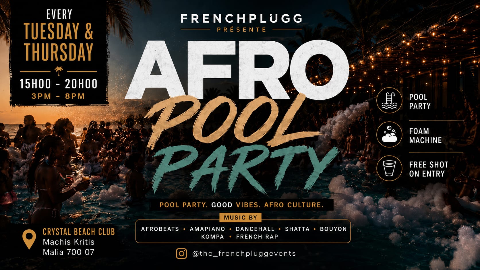 Frenchplugg Pool Party: Afrocaribbean Splash