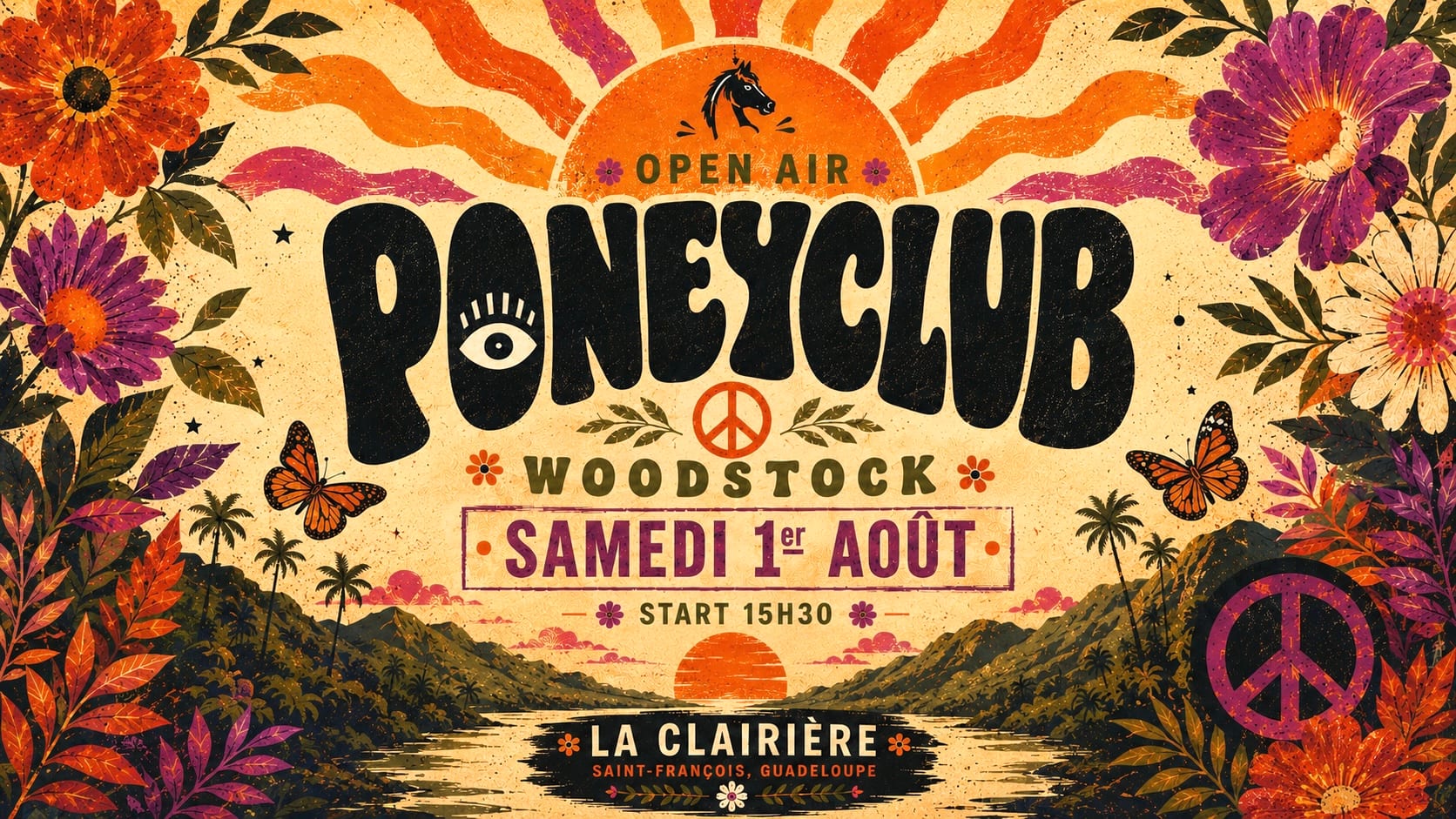 Poneyclub - Open Air Woodstock @Laclairiere