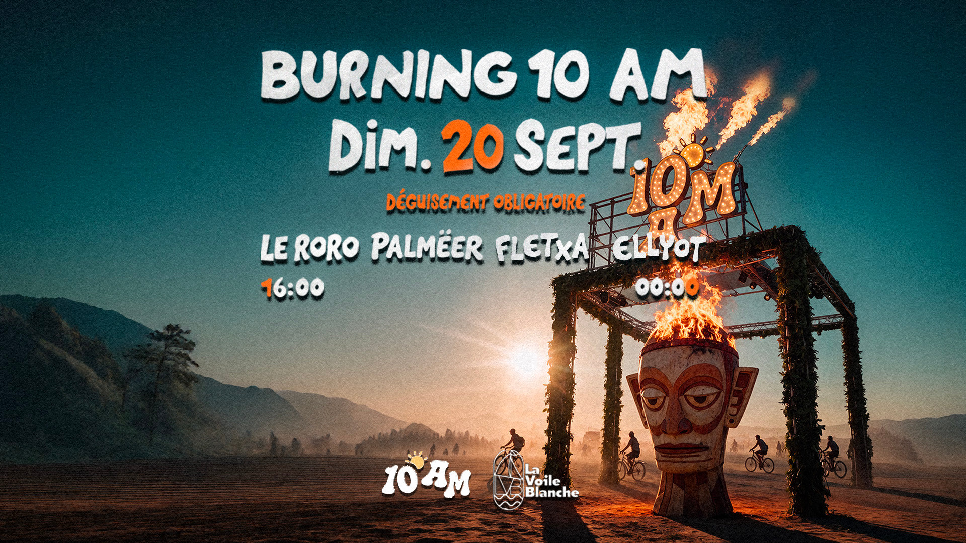 Burning 10am
