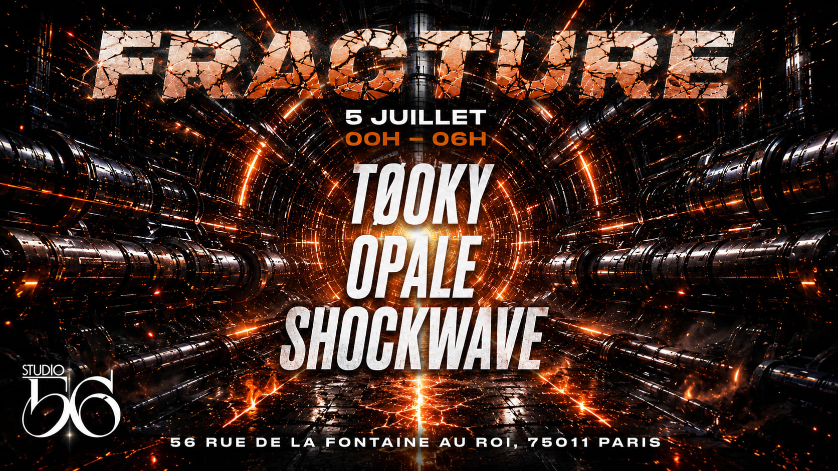 Fracture W/ Toøky, Opale, Shockwave