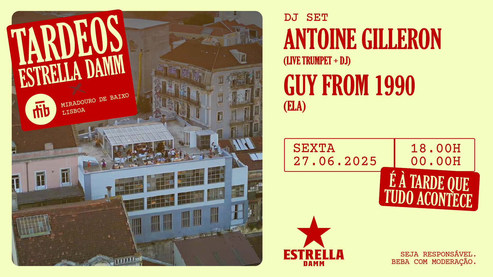 Tardeo Estrella Damm C/ Antoine Gilleron