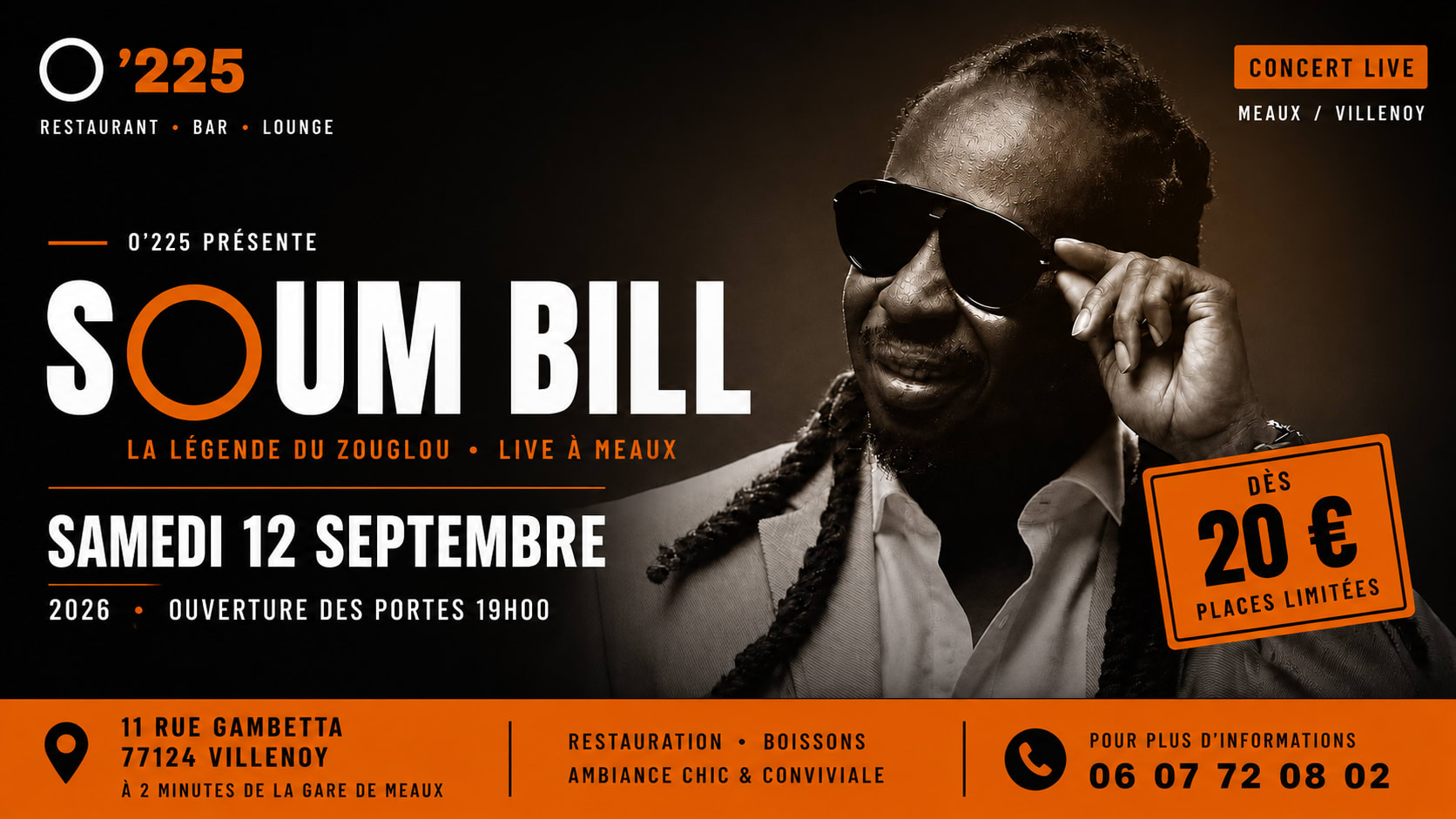 Soum Bill – Concert Live Au O’225