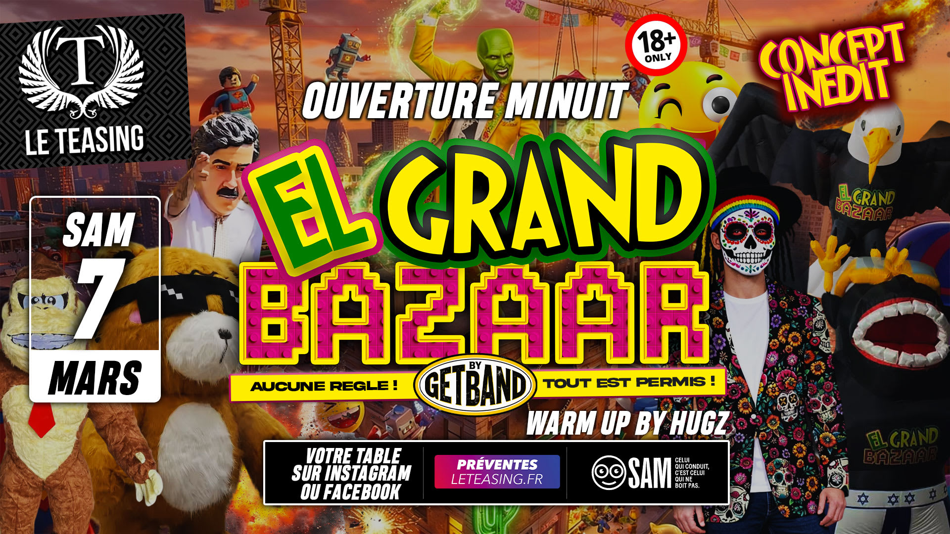 El Grand Bazaar By Getband X Teasing Club (Besançon)